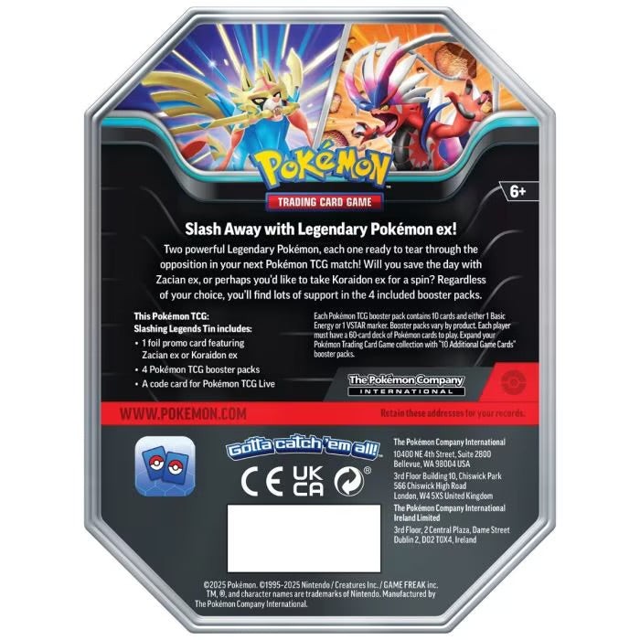 Slashing Legends Tin